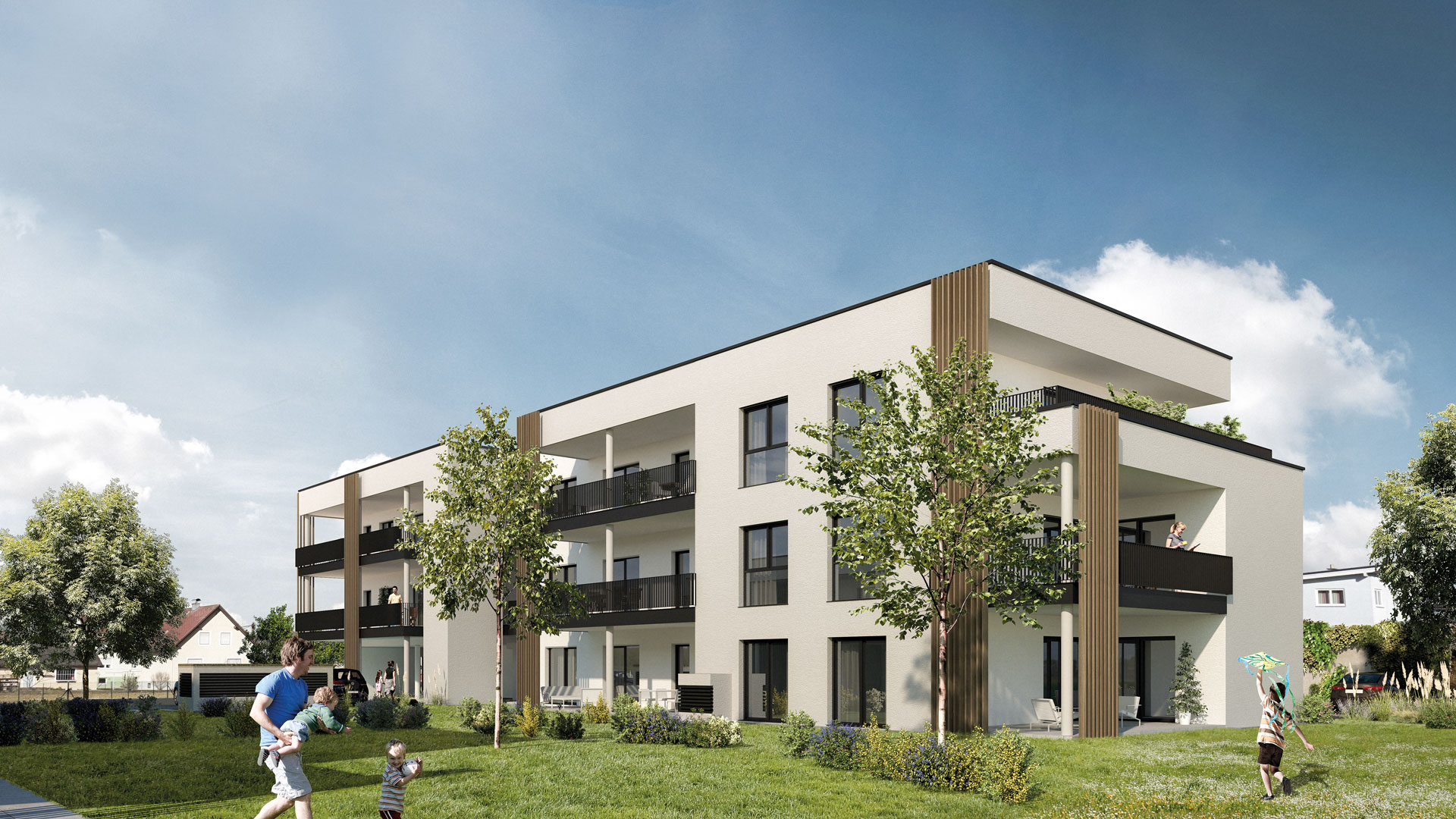 Epado Immobilien Rendering des Projekts SeiersbergONE